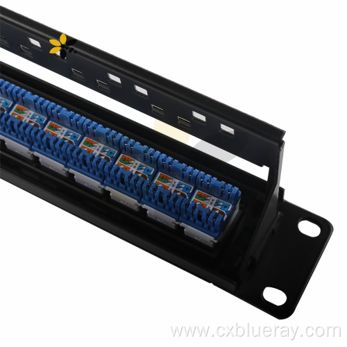 UTP type FULL loaded CAT6 patch panel